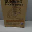 Baby Bathtub, Collapsible Newborn Bathtub for Infant to Toddler 0-24 Months with Soft Cushion and Thermometer,Portable Travel Newborn Tub with No-Slip Feet, Baby Shower Gifts,Grey