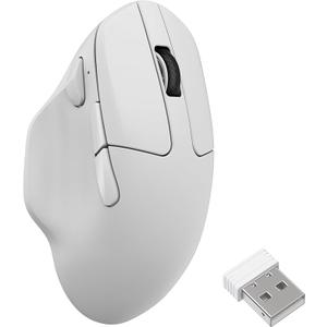 Keychron M7 8K Wireless Mouse, 30K DPI Optical Computer Mice, 2.4 GHz/Bluetooth/Wired with Macro Button 66g Lightweight Ergonomic, Up to 140 Hours Worktime for Laptop macOS/Windows - Black