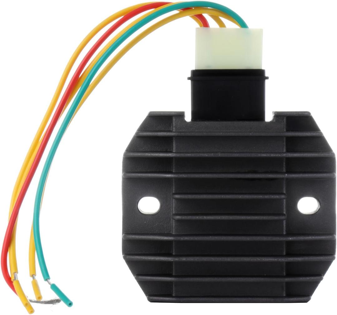 OCPTY 12V DC Voltage Regulator Rectifier for Yamaha WR250R (2008-2013), YZF R1 (1999-2012), YZF R6 (1999-2012) - Plastic Motorcycle Rectifier
