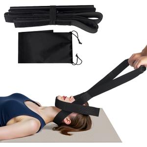Y Neck Strap Stretcher, Cervical Traction Device for Neck Pain Relief, Spine Chiropractic Decompression Traction Tool with Chin Strap.