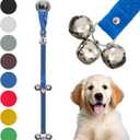 Caldwell's Pet Supply Co. Dog Potty Bells, Dog Door Bell, Bells to Go Outside, Potty Training Bell, Dogs Doorbell, Dogs Potty Doorbell, Ring to Go Pee, All Breed Puppy Training Tool (Blue)
