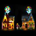 VONADO LED Light Kit Compatible with Lego Pixar Up House 43217, DIY Lighting Compatible with Lego Up House 43217 (NO Model), Creative Lights for Up Set (ONLY Lights)