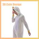 Unisex Adult Animal Onesie Pajamas Slim Fit Halloween Costume One Piece Sleepwear Homewear Cosplay Suit