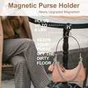 Magnetic Purse Holder - Handbag Hanger with Strong Magnetism, Beautiful Lily Hook for Women, Valentine's Day Gift, Suitable for Table, Locker Room, Restroom