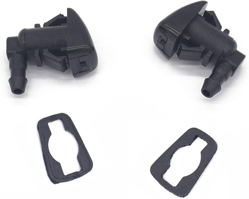 Pack of 2 Windshield Washer Nozzle Kit Windshield Washer Squirter Nozzle Kit Wiper Spray Nozzle for 2011-2015 Ford F250 F350 F450 F550 Replace OE BC3Z-17603-A BC3Z17603A