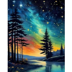 Northern Lights Puzzles for Adults 1000 Pieces, Aurora Borealis Nature Landscape 1000 Piece Puzzle for Adults, Impossible Difficult Hard Fun Jigsaw Puzzles 1000 Pieces