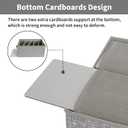 GRANNY SAYS Pants Jeans Organizer for Closet, Wardrobe Clothes Organizer, Clothes Drawer Organizers, Clothing Storage for Tshirts, Pants, Sweaters, Gray, 4-Pack