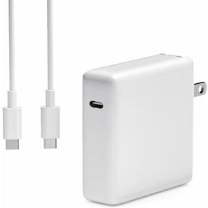 96W USB-C Fast Charger-Premium MacBook Charger Compatible with MacBook Air, MacBook Pro, iPad, Chromebook, Dell Inspiron 15, and All USB C Charger Devices, Includes 5.9ft Cable for Home & Office Use