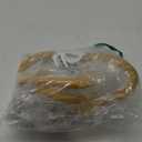 AMI PARTS 48" Flexible Gas Line Kit Yellow Coated, Gas Hose Connector Kit for Dryer, Stove, Water Heater,5/8" OD(1/2" ID) Stainless Steel Gas Line with Connector 1/2" MIP &1/2"FIP & 3/4"MIP Fitting