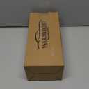 Heated Steering Wheel Cover - WARMITORY Luxury Steering Wheel Heater, 12V Quick Hand Warmer, 14.5-15 inches Outer Diameter for Standard-Size Car Steering Wheels, Black (Leatheret PU) (Deep Black)