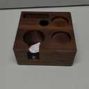 Walnut Espresso Tamping Station 54mm for Breville Machines Espresso Accessories Organizer Tamper Distributor Portafilter Holder and Multi Accessory Storage