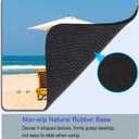 3 x Mouse Pad, Square Mousepad, Personalized Premium-Textured, Non-Slip Rubber Base Mouse Mat, Waterproof Gaming Mouse Pad for Wireless Mouse, Computers, Laptop, Office, Home (Summer Beach)