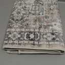 LIVEBOX Washable 2x7 Runner Rug for Bathroom, Non Slip Kitchen Mats for Floor Entryway, Boho Indoor Front Door Mat Low-Pile Runners for Hallways, Farmhouse Rugs for Laundry, Sage Green