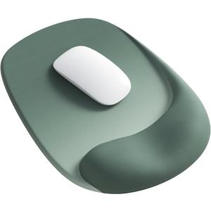ErgoEase Ergonomic Mouse Pad with Gel Wrist Support - Premium Lycra Fabric, Non-Slip, Ideal for Laptop & Desktop, Office & GamingDesk Accessories (05Sage Green)