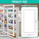 Upgraded 5304507201 Freezer Door Gasket for Frigidaire Kelvinator Kenmore Crosley Refrigerator Door Gasket Seal Replacement, Refrigerator Freezer Door Seal Replace 216522306, 216522356, 5304507209