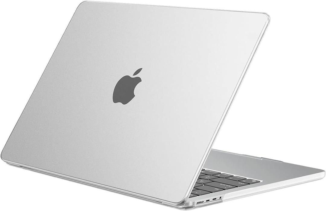 EooCoo Case Compatible with MacBook Pro 14 inch M5 2026 2025-2021 M4 M3 M2 M1 Pro/Max Chip, Matte Clear Hard Shell Scratch Resistant Laptop Protective Cover Case, Original Clear