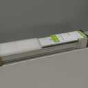 DENFOON Motorized Blackout Window Shade, Thermal Polyester, Cordless Remote Control, Customizable Size, Solar Panel, White, 48 x 72 inches