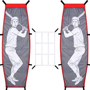 VAIPI Baseball Softball Pitching Target Dummy Batter Strike Zone Net Batting Cage Aid Training Equipment Sport Practice for Hitting and Improved Accuracy Red, Grey, White