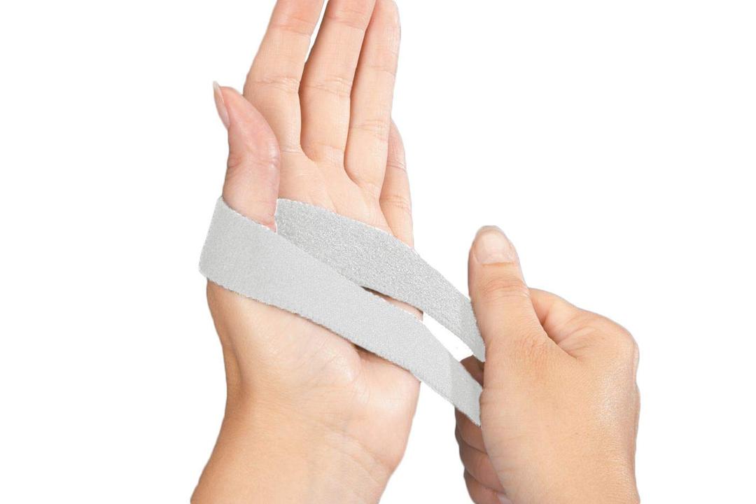 2 x Rolyan R-Stretch Elasticized Loop, Beige, 1"X25YD Roll, Latex-Free, 1/16" Thick Elastic Loop, Compatible with Standard & HTH Hook