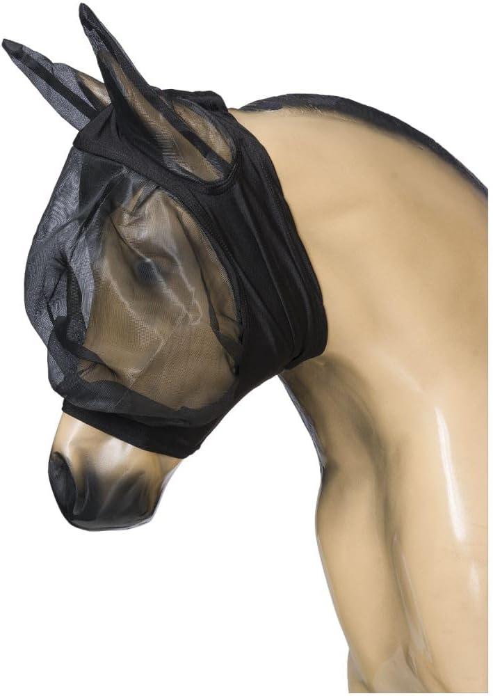 Tough 1 Fly Mask with Ears (Miniature Size, Black)