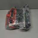 Tiumso Upgrade Broom with Dustpan Combo Set, Broom and Dustpan Set with 51'' Long Handle, Dust Pan and Brooms, ZeroGap Lip, Self-Cleaning Dustpans Teeth for Lobby Kitchen Restaurant - Black and Red