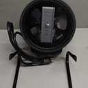 Electric Heater for Indoor Use, 1500W Quick Heating Portable Garage Heater with 90° Adjustable Angle, Space Warmer Suitable for Greenhouse Garage Tent Indoor Outdoor (Black,1 Pcs)