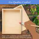 Large Birch Painting Panel 16 x 20 x 1-1/2-inch, Wood Canvas Boards for Painting, Blank Signs for Crafts, by Woodpeckers