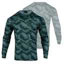 WISIGO Camo Hunting Shirts for Men,Camouflage Lightweight Breathable T Shirt for Fishing Hiking Outdoor Activities(Long-Green,L) (Green, L)