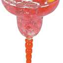 Fun Express Plastic Margarita Glasses Disposable 12 oz Bubble Stem 12 Pack - Mexican Fiesta Party Decorations & Cinco de Mayo Party Supplies | Taco Party Cups for Margarita Bar & Themed Celebrations