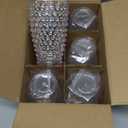 Yomarkrt 19OZ Highball Plastic Drinking Glasses - Set of 6 Clear Water Tumblers Plastic Cups Reusable, Shatter-Proof, Dishwasher Safe