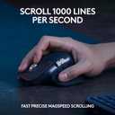 Logitech MX Keys S Combo - Performance Wireless Keyboard and Mouse with Palm Rest, Customizable Illumination, Fast Scrolling, Bluetooth, USB C, for Windows, Linux, Chrome, Mac,Color Graphite.