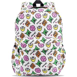 J World New York Unisex Kid's Oz School Backpack for Girls Boys. Cute Bookbag, Proud, One Size