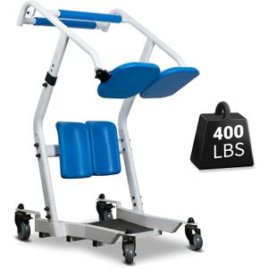 Sit to Stand Lift for Elderly with Wheels, One-Step Stand Assist Aid, Muscle Building, Patient Lift Transfer Chair for Home Care, Elderly Lift Assist Devices for Seniors Adults Disabled, 400 lbs
