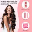 Heatless Curls Overnight Set - Jumbo Overnight Hair Curlers to Sleep In, Soft Velvet Hair Rollers for Women, No Damage Curls Styling Tools 6pcs