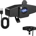 POHO 4K Webcam for PC, Ultra HD Computer Camera with PDAF Autofocus, Aluminum Material, Auto Light Correction,70 FOV, Web Camera with Microphone,Privacy Cover, for Streaming, Conference, Zoom