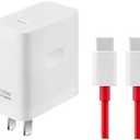 Original Super Vooc150W Charger for oneplus Ace 13 12 13t 12t 12s Pro Fast Wall Charger with 6.5ft 15A Type C to C Cable (150W)