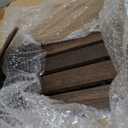 Landical 24ft Wooden Garden Pathway with Non Slip Surface Roll Out Boardwalk Walkways Road Floor Pathway Rustic Path Decorative Patio Pavers for Outdoor Garden Beach Wedding Party (Brown)