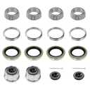 2 Sets Trailer Wheel Bearing Kits L44649 L44610 for 2000-2200 lb Axles