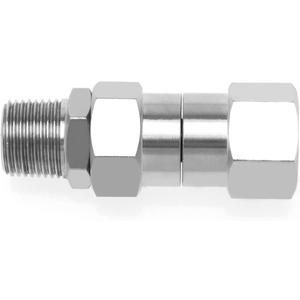 The Lord of the Tools 3/8 inch NPT-M Thread Pressure Washer Swivel Cleaner Stainless Steel Swivel Fitting Cleaner Swivel Fitting to Eliminate Pipe Creases