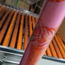 Pink and Orange Tiger Mahjong Mat with Rules for Table 31.5 X 31.5 in, 31.5 inches x 31.5 inches x 0.1 inches