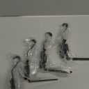 Shimeyao 4 Pcs Black Bow Christmas Stocking Holder Heavy Duty Cast Iron Stocking Hooks Non-Slip Fireplace Hangers Xmas Bow Decoration for Mantle Shelf Staircases Party