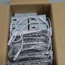 Adetu 4 inch Square Led Recessed Lighting Black,5CCT Ultra Thin Square Led Ceiling Light with Junction Box, 2700K/3000K/3500K/4000K/5000K Selectable,Dimmable,ETL and Energy Star Certified (Black - 6 Pack)