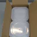 25 Pack 8 oz Tamper Proof Clear Deli Containers with Lid Disposable Square Plastic Deli Sandwich Tiramisu Airtight Meal Container for Refrigerator Dishwasher Microwave Take out Kitchen