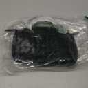 Mini Small Size Braided Luxury Leather Women's top Handle Handbag Fashion Travel Daily Satchel (Black)