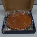 Farmhouse Oak 10" Lazy Susan Turntable Organizer for Cabinet, Round Wooden Lazy Susan Organization and Storage for Dining Table, Pantry, Kitchen, Countertop, Cupboard,Home Decor, Walnut Wood