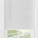 Cordless 1" Light Filtering Mini Blind, 24" Wide x 72" Long, White