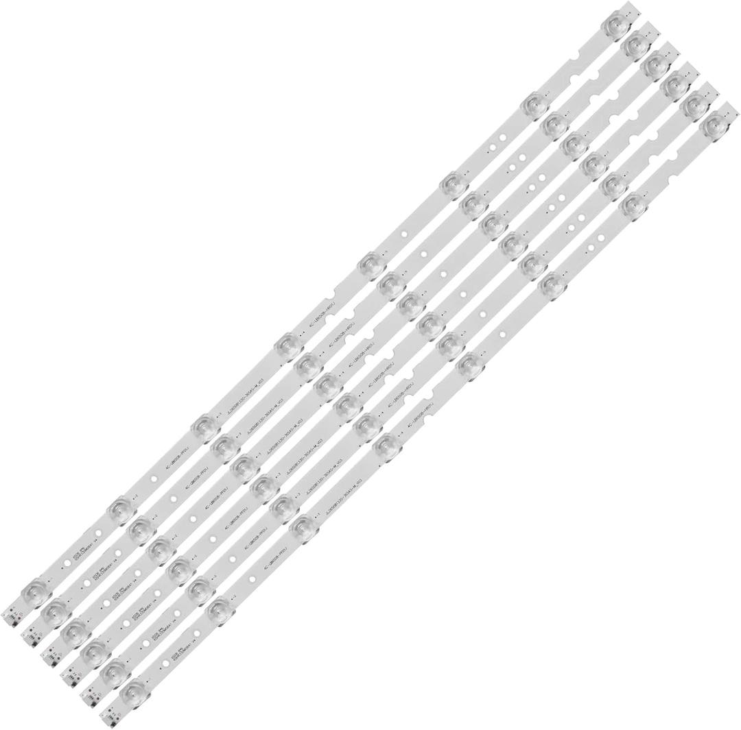 6 pcs LED Backlight Strips Replacement Set for TCL TV 65HR330M08A1 65S421 65S425 65S423 JLD65081330-365AS-M_V03
