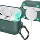 ESR for AirPods Pro 2 Case, Compatible with Airpods Pro 2nd Generation Case (2023/2022/2019), Compatible with MagSafe, Magnetic Lid Lock, Full Drop Protection, Green