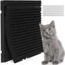 Petfolio 12 Pack Black Cat Spike Mat - 16" x 13" Scat Mat for Cats with 1" Spike is A Perfect Pet Deterrent for Indoor & Outdoor Cat Repellent to Deter Feral Cats & Dogs