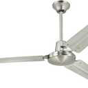Westinghouse Lighting 7861400 Industrial 56-Inch Indoor 3 Blade Ceiling Fan in Brushed Nickel, Steel Blades